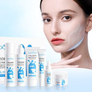 OEM SADOER Private Label Ceramide Leche Blanqueamiento Cuidado <span class=keywords><strong>DE</strong></span> LA PIEL Set Orgánico Hidratante Nutritivo Suero <span class=keywords><strong>facial</strong></span> Cuidado <span class=keywords><strong>DE</strong></span> LA PIEL <span class=keywords><strong>Kit</strong></span> - Product Image 2