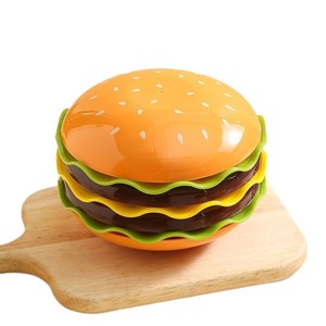 Ensemble bol et assiette pour hamburger, vaisselle multifonctionnelle 5 en 1 pour une utilisation à la maison et lors de fêtes - Product Image 2