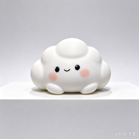 Jouet anti-stress nuage en blocs de construction, mignon, en forme de nuage, doux, à remontée lente, sensoriel, à presser, vente en gros