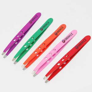 Pinzas profesionales de acero inoxidable para cejas, herramienta de maquillaje de belleza de precisión para aseo experto - Product Image 1