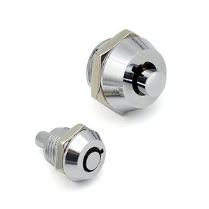 <span class=keywords><strong>Serratura</strong></span> <span class=keywords><strong>a</strong></span> Spinta Tubolare FS6310 in Lega di Zinco 12mm Finitura Cromata per Armadietti Industriali - Product Image 5