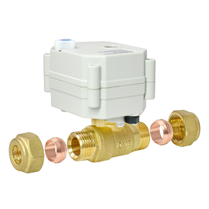 IP67 CE CR201 2-draads DC12V/24V 2-weg DN15 DN20 BSP elektrische kogelkraan motorbesturing messing behuizing kogelkraan - Product Image 4