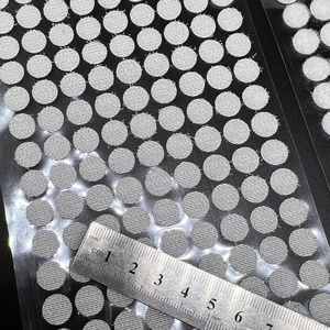 Dimensioni personalizzate forti cerchi appiccicosi doppio lato autobloccante nastro autoadesivo in Nylon gancio e anello di fissaggio punti - Product Image 5