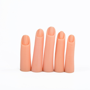 Main d'entraînement réaliste pour la pratique des ongles, avec aimant, pour la formation aux ongles en acrylique, mannequin de manucure de salon, kit d'outils pliables pour la démonstration - Product Image 2