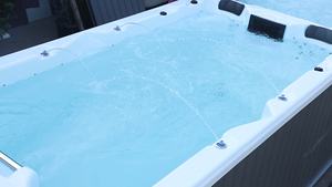 Spa <span class=keywords><strong>Exterior</strong></span> de 6 m con <span class=keywords><strong>Hidromasaje</strong></span>, Chorros de Aire, Jacuzzi de <span class=keywords><strong>Madera</strong></span> para 6 Personas, Spas Familiares - Product Image 4