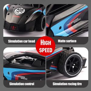 2.4G Đài Phát Thanh Điều Khiển Cảnh Sát Xe Ô Tô Đồ Chơi Trẻ Em RC Tốc Độ Cao Xe Đồ Chơi 1:20 Điều Khiển Từ Xa Trôi Xe Mô Hình Đồ Chơi - Product Image 5