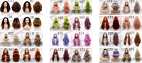 Perruque synthétique frontale à dentelle suisse pour femmes blanches, douce, blonde, balayage, naturelle, cheveux verts