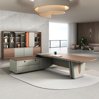 Mobilier de bureau nordique ergonomique en forme de L unique moderne haut de gamme luxe patron exécutif bureau or tiroirs armoire pour petit