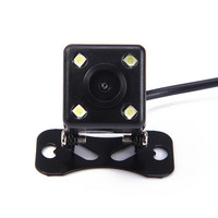 Caméra de recul de voiture 12/4/8 LED HD grand angle, caméra vidéo de recul pour véhicule, caméra de stationnement avec vision nocturne