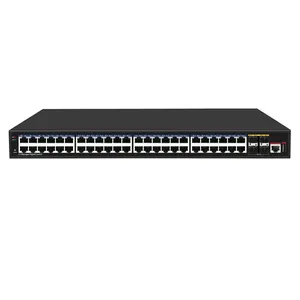 52 Port 10G Uplink 48 Port Gigabit Layer 3 Managed Ethernet Switch 4 * 10 Gb SFP+ ports, 1 console port, and 1 USB serial port