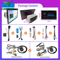 13.1 pouces Double Din voiture stéréo 2 Din Android autoradio lecteur MP5 Autoradio Audio voiture lecteur DVD navigation & gps écran rotatif