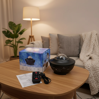 Lampe de nuit LED Galaxy avec haut-parleur musical, télécommande, prise USB 5V, lampe de nuit LED pour salon moderne, décoration de la maison