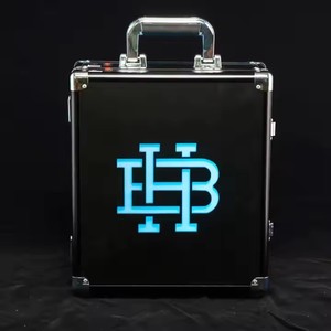 กล่องแสดงผลแบบพกพาที่ตั้งแสดงแชมเปญเรืองแสงสร้างบรรยากาศหรูหรา - Product Image 4