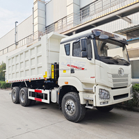 Camion benne lourd diesel FAW 6X4 de marque chinoise d'origine, neuf, avec conduite à gauche, caméra de recul, 390HP/420HP, à vendre