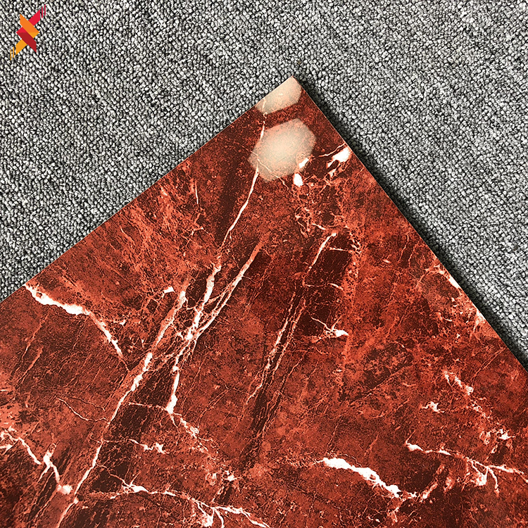 Chinois Carrelage Full Body Bright Red Color Porcelain Tiles