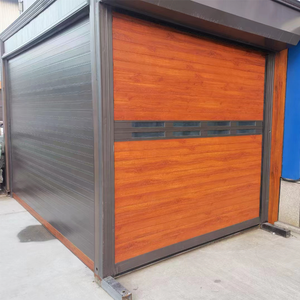 Tùy chỉnh điện Roll-up cửa nhôm Con lăn cửa gấp cán màn trập cho bên ngoài tầng hầm khách sạn trường sử dụng hoàn thành - Product Image 5