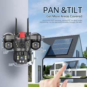 4g/Wifi Sim Card 15mp 3len Solar WiFi PTZ <b>Camera</b> AI Human Tracking Two-Way Audio Home <b>Wireless</b> <b>Security</b> CCTV <b>Camera</b> Surveillance - Product Image 4