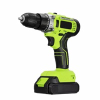 Perceuse-visseuse sans fil à vitesse variable, tournevis électrique 21V, couple maximal 28Nm, outil électrique compact réversible pour la rénovation de la maison
