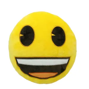 Benutzer definierte niedliche Cartoon bequeme Smiley Emoticon Gefüllte Plüsch kissen/multifunktion ale Kissen zu Decke faltbar für Home Decoration