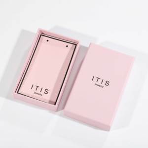 Bán buôn tùy chỉnh giấy Cô Gái Màu Hồng ít EcoFriendly du lịch Nhẫn bao bì hộp đồ trang sức tùy chỉnh Hộp quà tặng đồ trang sức - Product Image 4