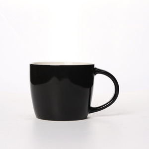 Tasse en céramique de grande capacité, couleur unie, tasse à café cadeau - Product Image 4