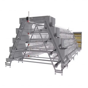 Gia cầm trang trại gà tự động pin một khung lớp lồng đầy đủ thiết lập được thiết kế bởi các chuyên gia vật liệu tùy chỉnh của khách hàng - Product Image 4