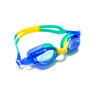 Lunettes de natation en silicone multicolores personnalisées pour enfants Lunettes de natation anti-buée UV pour <span class=keywords><strong>piscine</strong></span> extérieure Lentilles PC Protection des yeux pour enfants - Product Image 2