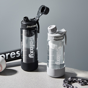 Botella Deportiva Minimalista, Taza para Auto, Taza para Fitness, Irrompible, a Prueba de Fugas, <span class=keywords><strong>con</strong></span> Tapa Giratoria para Beber Directamente, Infusor de Té, Portátil - Product Image 1