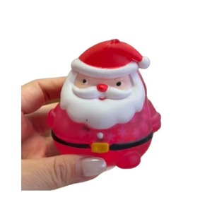 Jouet Squishy de Noël en Maltose, Père Noël et Bonhomme de Neige Pailleté, Jouet Anti-Stress Doux à Remontée Lente pour Cadeau de Noël - Product Image 3