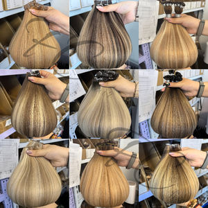 Nouvelle tendance 46 anneau de couleur de cheveux bruts Extension de cheveux humains Balayage anneau de couleur de luxe 46 couleurs - Product Image 6