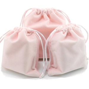 Bolsa y Estuche para Joyería de Terciopelo Ecológico y Duradero con Cordón de Seda, Bolsa para Accesorios de Pendientes, Embalaje de Regalo al por Mayor - Product Image 5