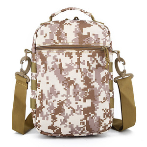 Outdoor Camouflage Tactical Backpack 14 In Adjustable Shoulder Crossbody Bag With Zipper Pocket For Hiking Unisex - Product Image 3