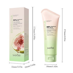 OEM para Crema Limpiadora Vegana Iluminadora con Ácido Tranexámico y Extracto de Higo, Control de Grasa, Limpieza Profunda de Poros, Refrescante - Product Image 6