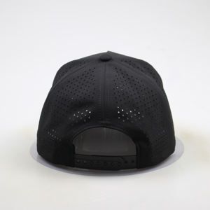 Wholesale Custom Oem Design Rope 5 Panel Sport <strong>Hat</strong>,Embroidery Logo White Polyester Gorras,Laser Cut Hole Golf Baseball Cap - Product Image 3