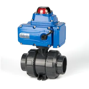 Fábrica PVC Electric Ball Valve Supply Alta Qualidade OEM & ODM Pipe Fittings Chinês 2023 China Pvc com Atuador Odm Oem para Anéis