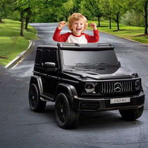 VIP Buddy Véhicule électrique tout-terrain unisexe <span class=keywords><strong>Mercedes</strong></span> AMG G63 <span class=keywords><strong>4x4</strong></span> Plastique durable Batterie au plomb-acide pour 2 personnes 3-8 ans - Product Image 2