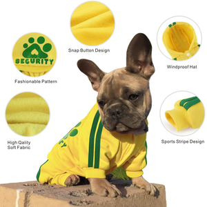 Haustiere Kleidung French Bulldog Puppy Dogs Kostüm Jumps uit 4-beiniger Hersteller Großhandel Classic Winter Hoodie Pet <span class=keywords><strong>Dog</strong></span> Kleidung - Product Image 2