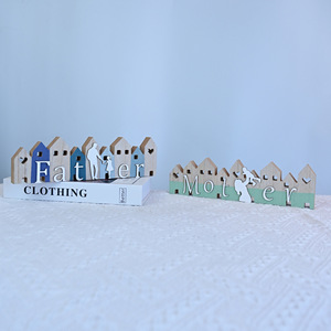 Nouveau cadre photo en bois en forme de cœur pour la fête des mères et la fête des pères, design moderne et simple pour la décoration de la maison et du bureau - Product Image 2