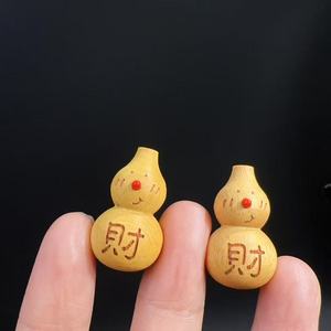 Colgante de calabaza de madera con forma de animal, para el hogar, la oficina, regalo, amuleto unisex, accesorio de joyería coleccionable - Product Image 4