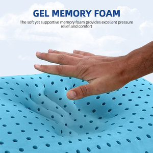 סיטונאי באיכות גבוהה קירור ג'ל קצף זיכרון כרית רכה ותכונת עיסוי עבור מלון מטוס קמפינג שימוש סיעודי - Product Image 3