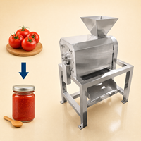 Industriële 304 roestvrijstalen fruitpulp-jam maker 1500W 380V hoge capaciteit sapcentrifuge voor voedselverwerking