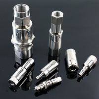 Raccord rapide hydraulique à bouton-poussoir MSDK RBE, remplacement pour connecteur hydraulique Staubli