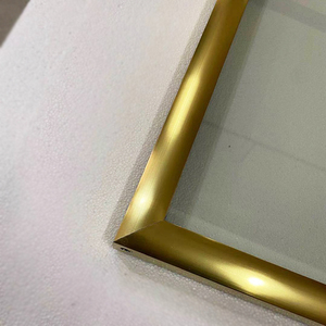 Portes de réfrigérateur en verre avec revêtement en aluminium doré et plastique - Product Image 2