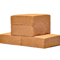 Bloc de tourbe de coco naturelle écologique et biologique 5kg – Régénérable, biodégradable, riche en nutriments, pH élevé pour la culture en pot