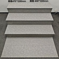 Carreaux d'escalier durables personnalisables, antidérapants, résistants à l'usure pour escaliers extérieurs