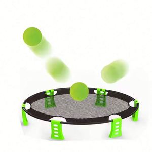 Nuevo Juguete de Exterior para Niños y Niñas, Juego Multijugador, Catapulta, Disco Grande de 90 cm de Diámetro, Equipado con 2 Pelotas - Product Image 1