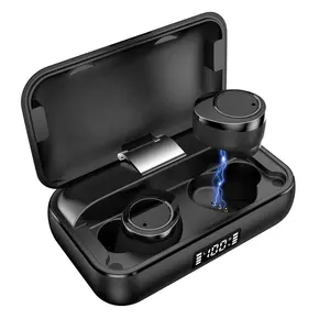 2020 Best Sales X13 TWS BT V5.0 Headphone Wireless Earbuds 6D Super Bass Bluetooths Earphonesと5000mAh Charging Case