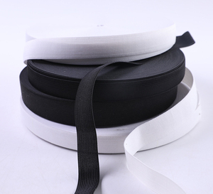 Haute élastique noir et blanc <span class=keywords><strong>bande</strong></span> élastique épaissie large <span class=keywords><strong>bande</strong></span> de caoutchouc plat changer vêtements pantalons femmes enceintes bébé élastique - Product Image 5