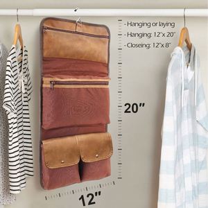 BSCI Factory - Bolsa de Aseo Colgante para Hombre, Bolsa Organizadora de Baño de Nailon, Set de Accesorios de Viaje para Maquillaje - Product Image 2