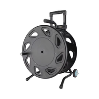Facile à utiliser Double tige de traction Super grande bobine de câble pas de câbles emmêlés bobine vide prise et prises personnalisables disponibles